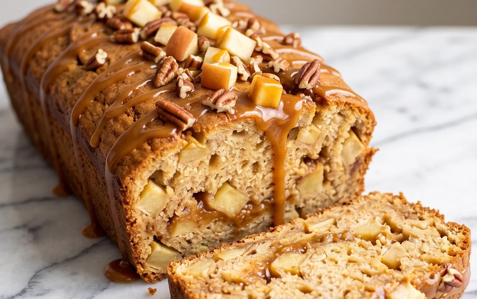 Caramel Apple Bread Recipe- Cozy & Moist