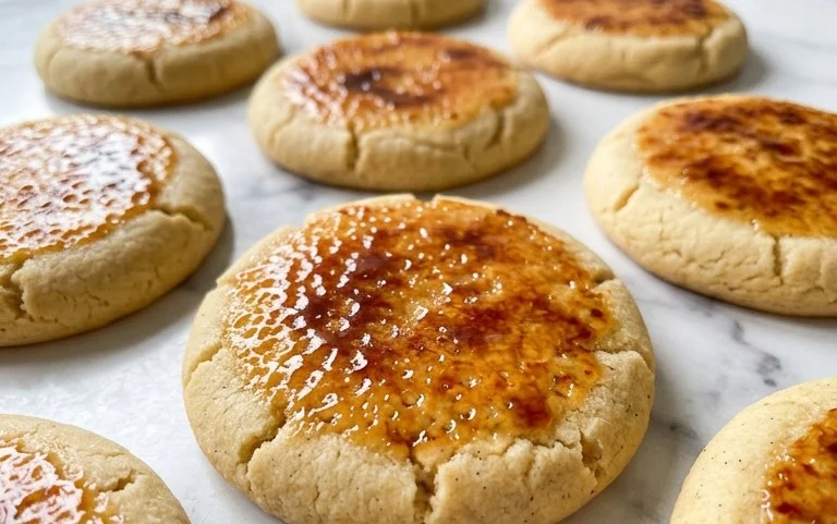 Creme Brulee Cookies-Custard Filled-Buttery Treat