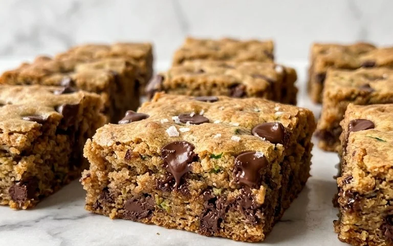 Chocolate Chip Zucchini Cookie Bars