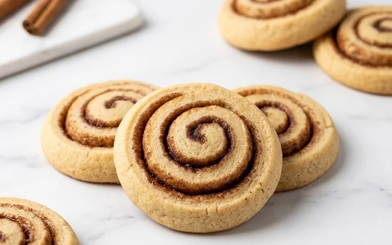Cinnamon Roll Sugar Cookies-Chewy & Easy Dessert