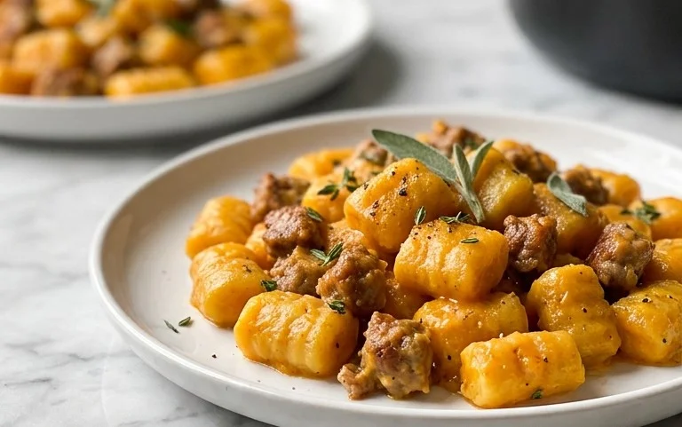 Creamy Butternut Squash Gnocchi Sausage Sage