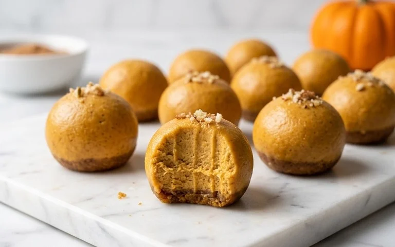 No Bake Pumpkin Cheesecake Balls Easy Fall Dessert
