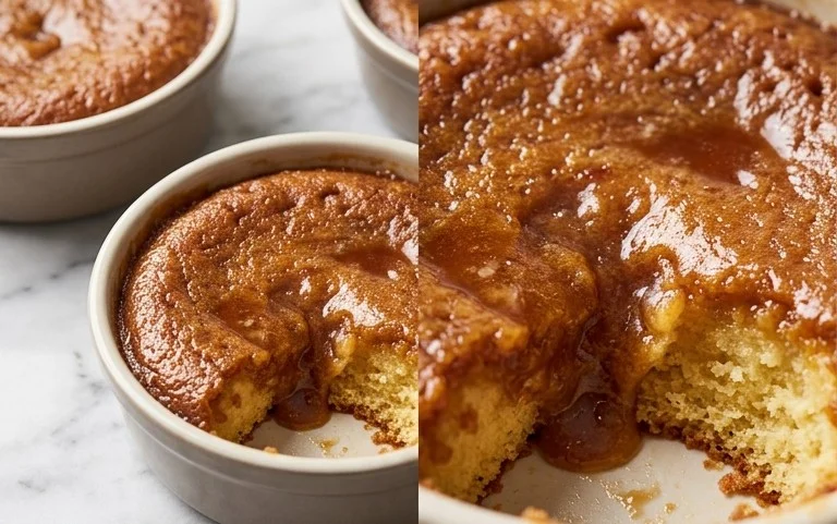 Tennessee Pudding- Warm Southern Peach Dessert