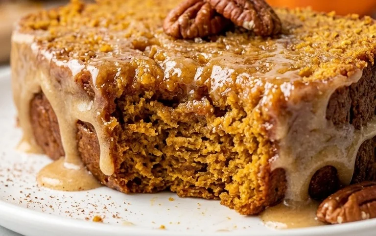 Pumpkin Bread with Maple Glaze