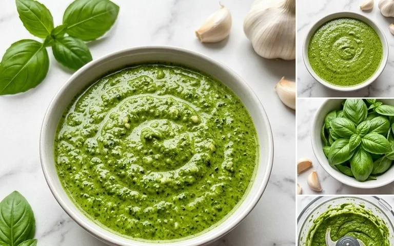 Easy Basil Sauce with Garlic