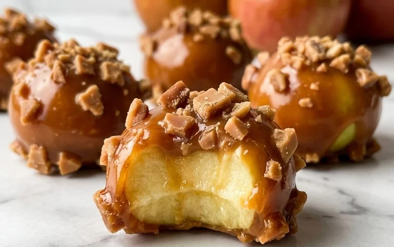 Easy Toffee Caramel Apple Bites Recipe