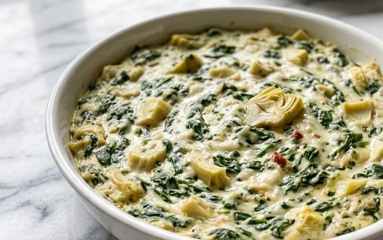 Creamy Vegan Spinach Artichoke Dip Recipe