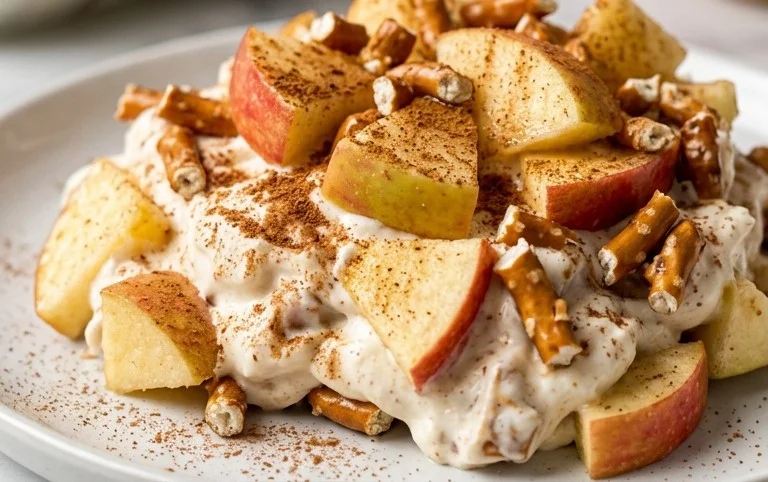 Apple Cinnamon Pretzel Salad