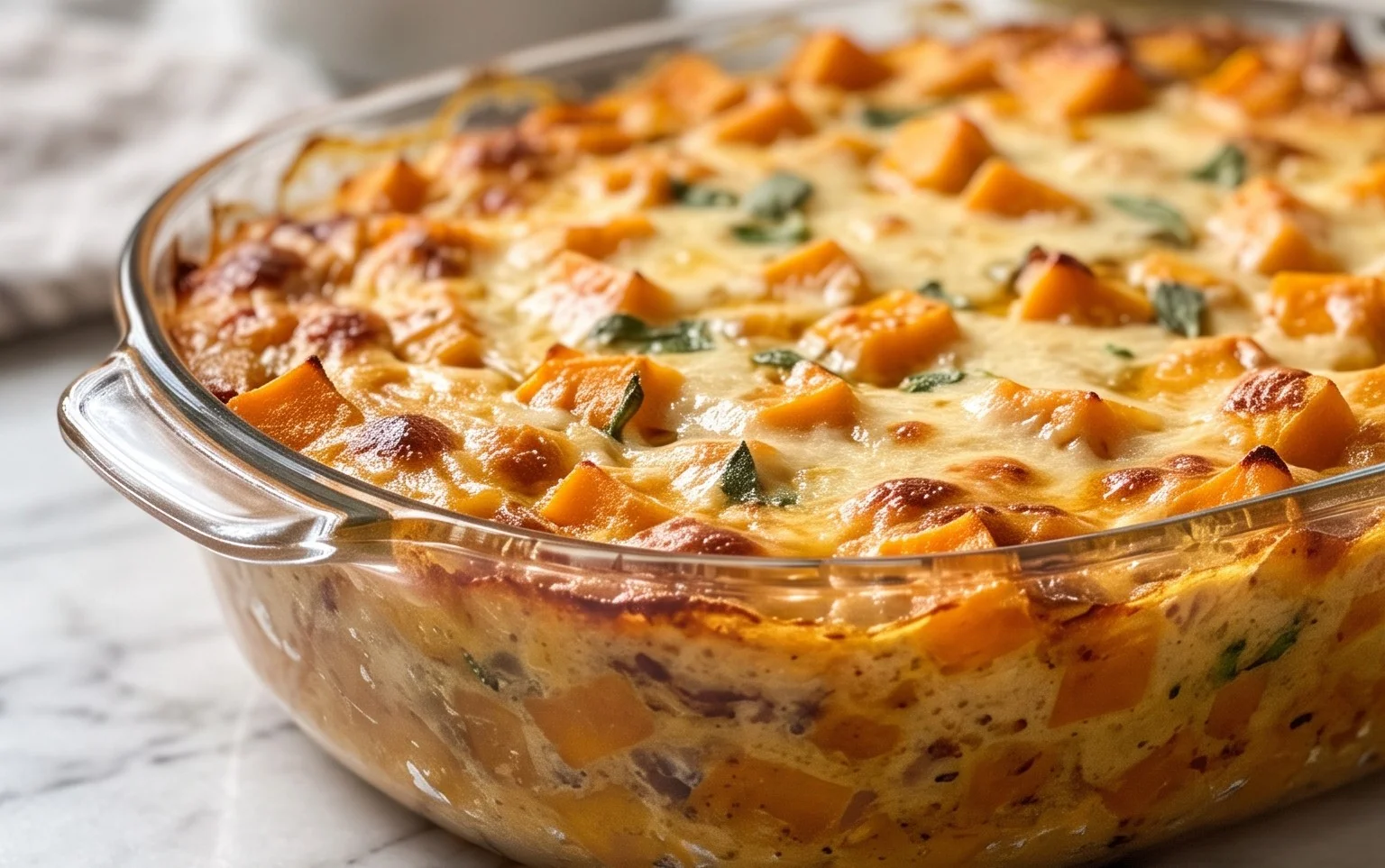 Savory Butternut Squash Casserole Recipe